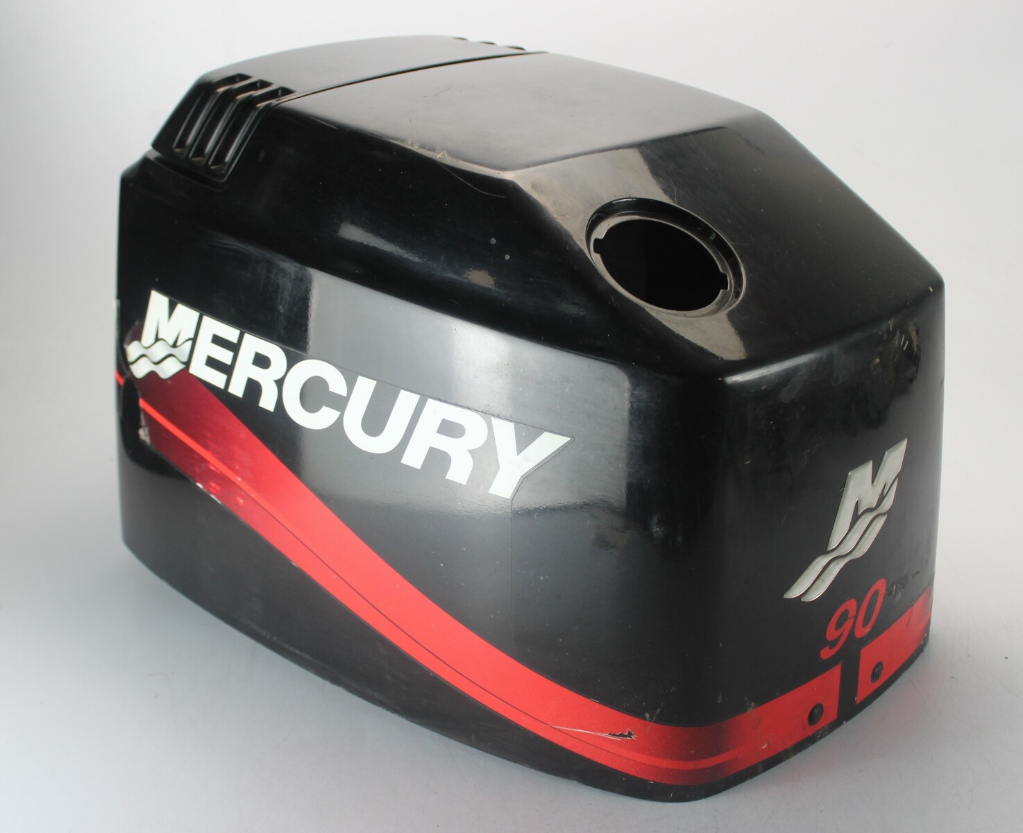 59244-hdc-m-ce6dfc2a0bceb71049dd1edf0558c59f77d87cf2 (2) Mercury Top Cowl Cowling Upper Engine Hood Cover 75 90 115 HP READY TO INSTALL - Image 1